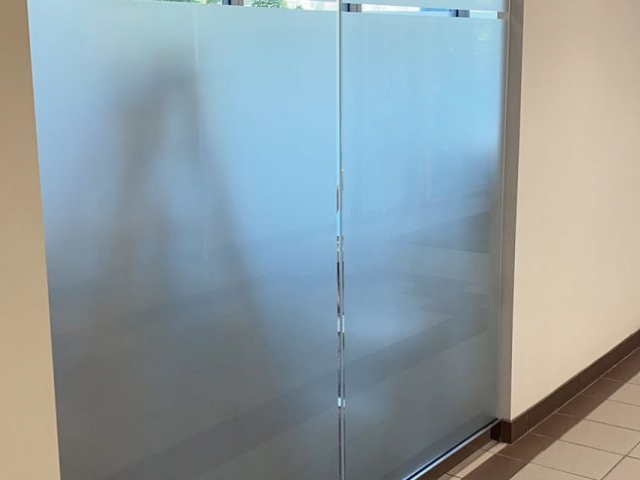 office glass wall project