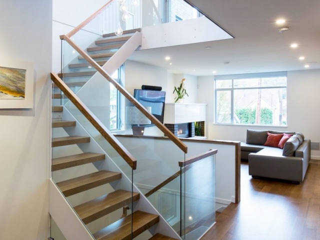 residential glass railing project
